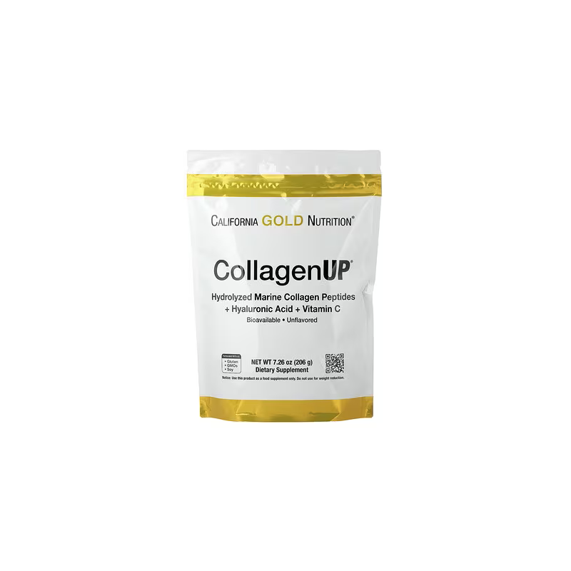 California Gold Nutrition, CollagenUP®, Hydrolyzed Marine Collagen Peptides with Hyaluronic Acid and Vitamin C