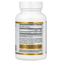 California Gold Nutrition, Gold C™, Vitamin C in USP-Qualität, 1.000 mg, 60 pflanzliche Kapseln